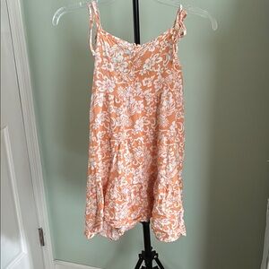 La Hearts Floral Peach Mini Dress